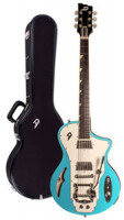 Guitare électrique DUESENBERG JULIA - Narvik Blue + custom line case