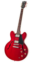 Guitare jazz semi-résonante BURNY RSA-75-CR CHERRY RED + étui d'origine