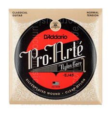 vers la vue détaillée Jeu de cordes pour guitare classique - D'Addario EJ45 - tension normale