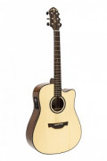 Guitare acoustique - CRAFTER Able 600CE N - Dreadnought - Table d'harmonie en épicéa massif